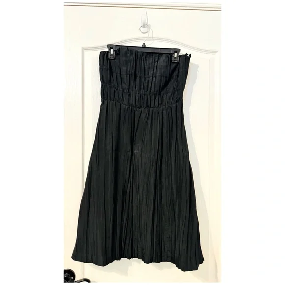 betsey johnson black strapless dress Women's Tulle Twirl Dress in Black | Size Medium main image 0